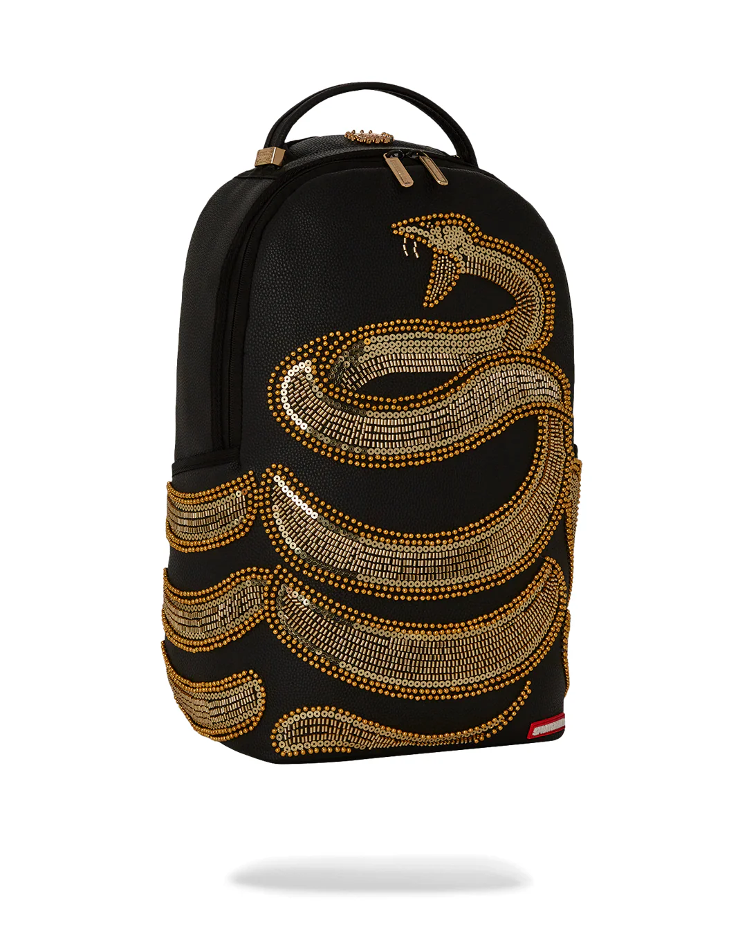 Gold Sequin Snake Backpack - Image 3