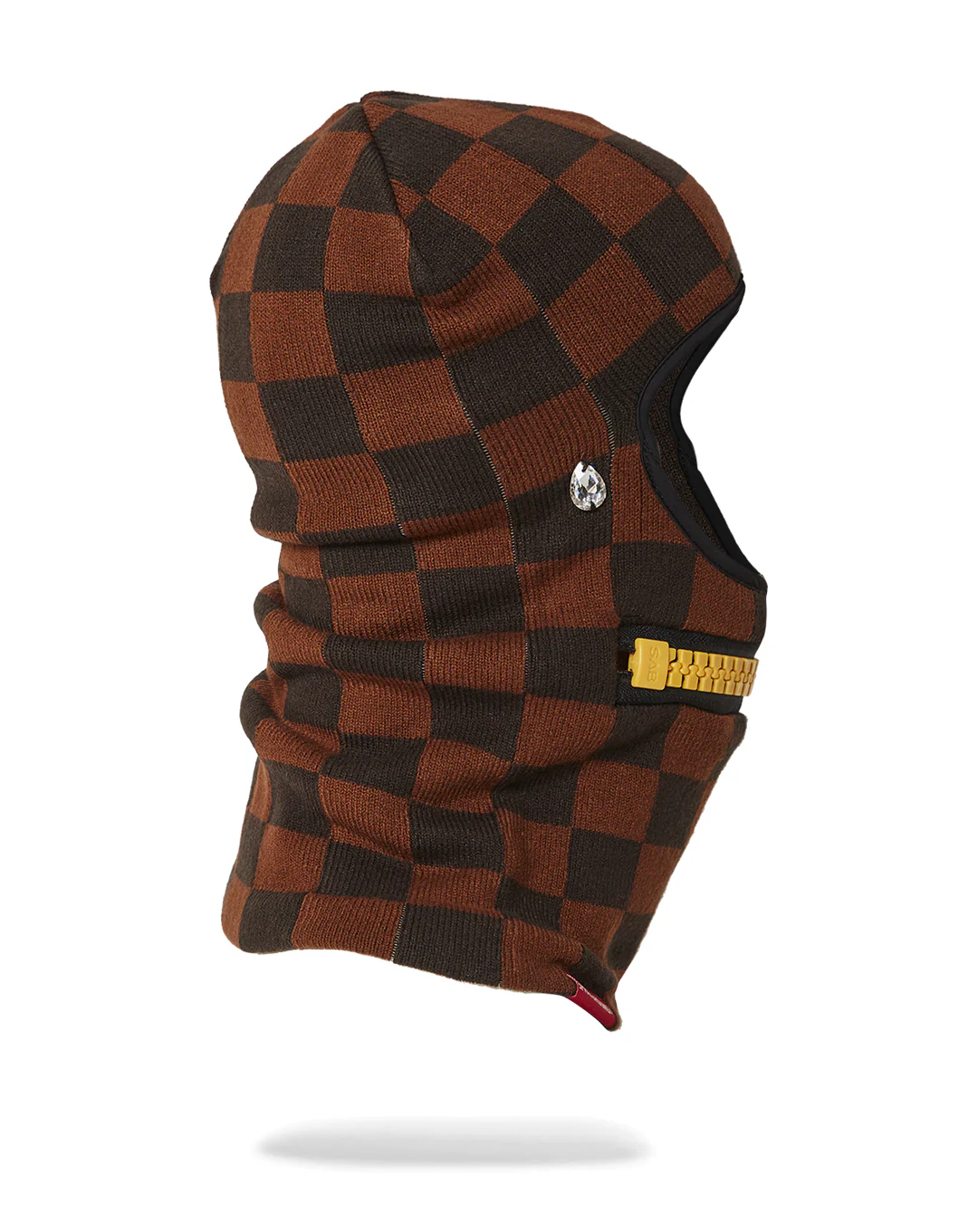 Gold Zipper Mouth Ski Mask - Image 4
