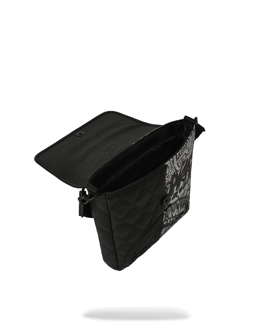 Half Graf Quilt Messenger Bag - Image 7