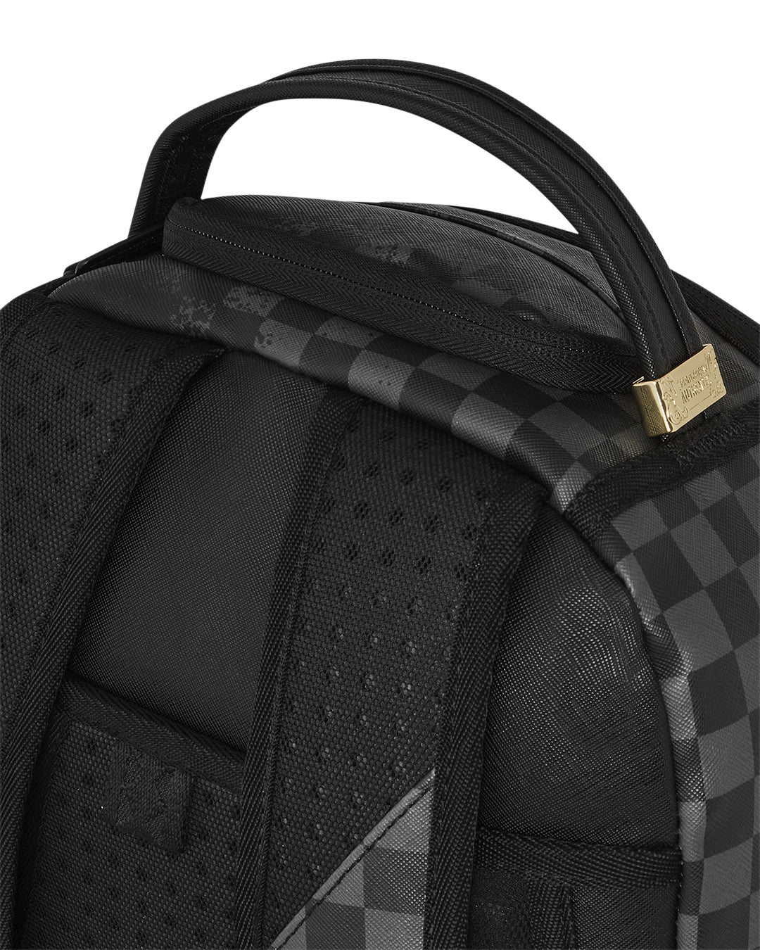Half Spritz Black/grey Check Backpack - Image 7