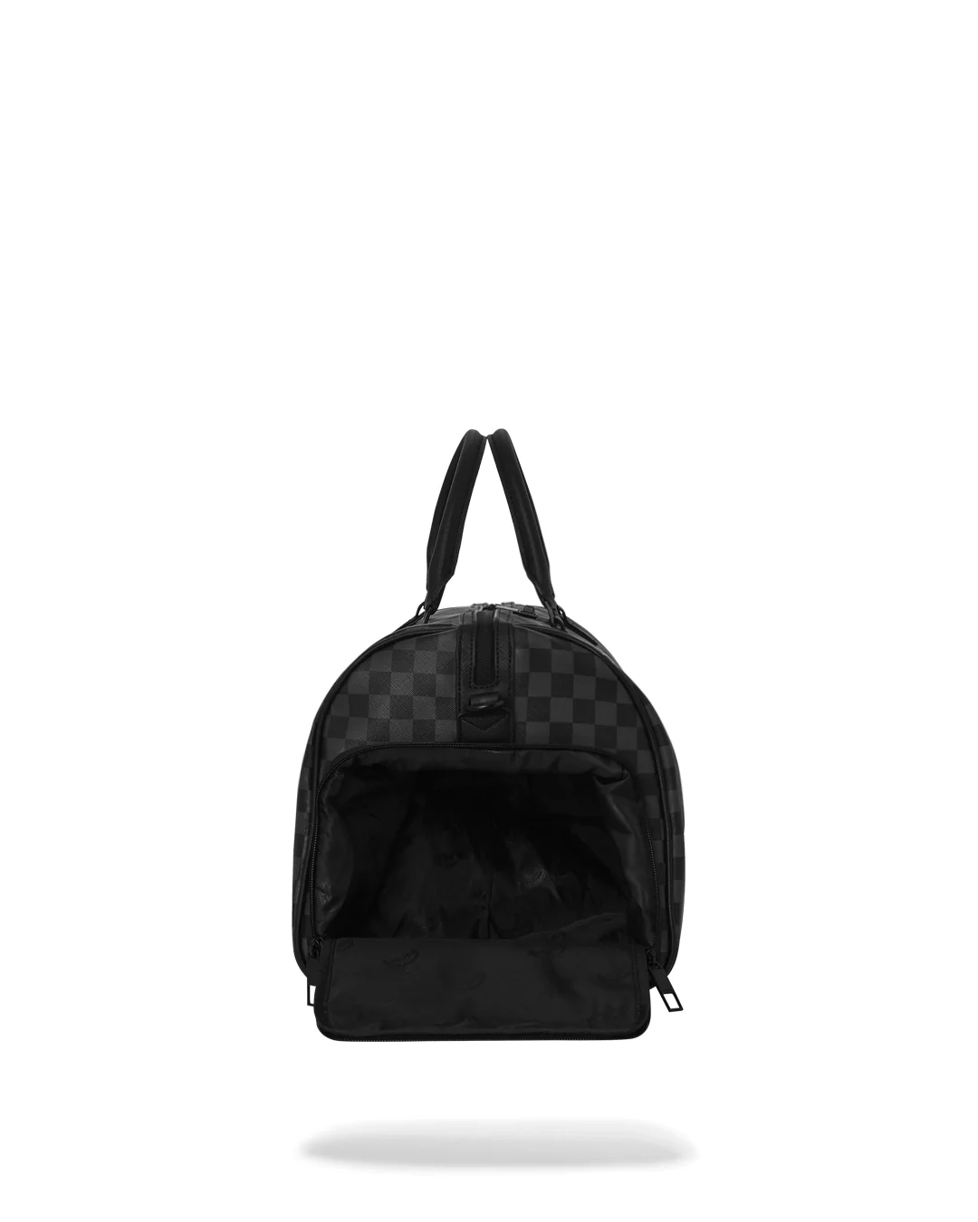 Half Spritz Black/grey Check Duffle - Image 7