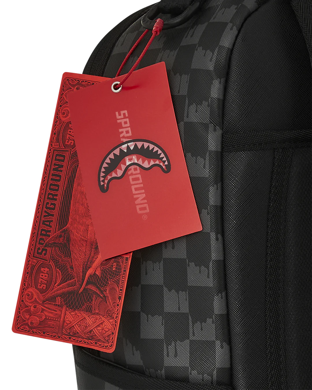 Hangover Drip Check Backpack - Image 12