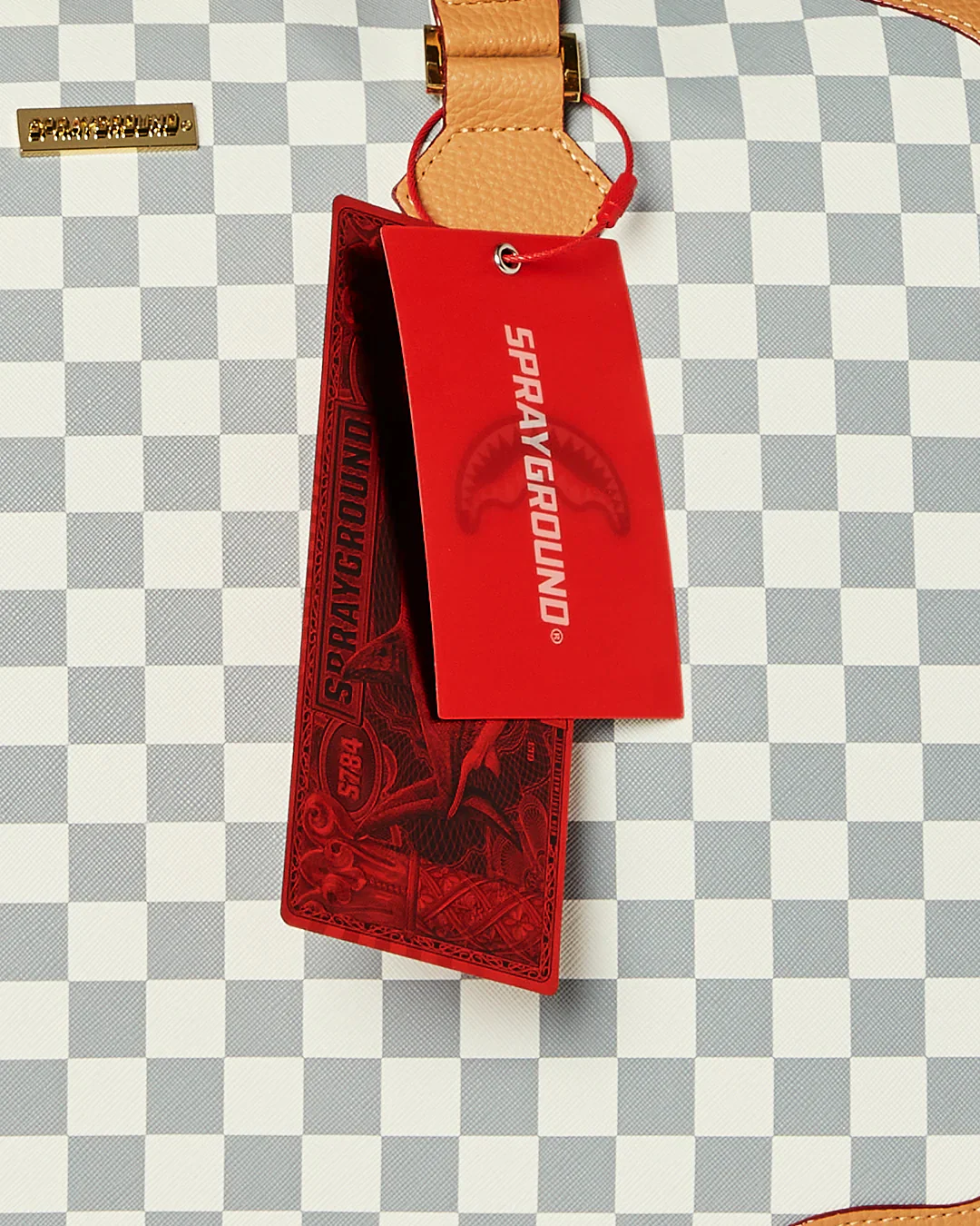 Henny Raceway Cream Pyramid Duffle - Image 13