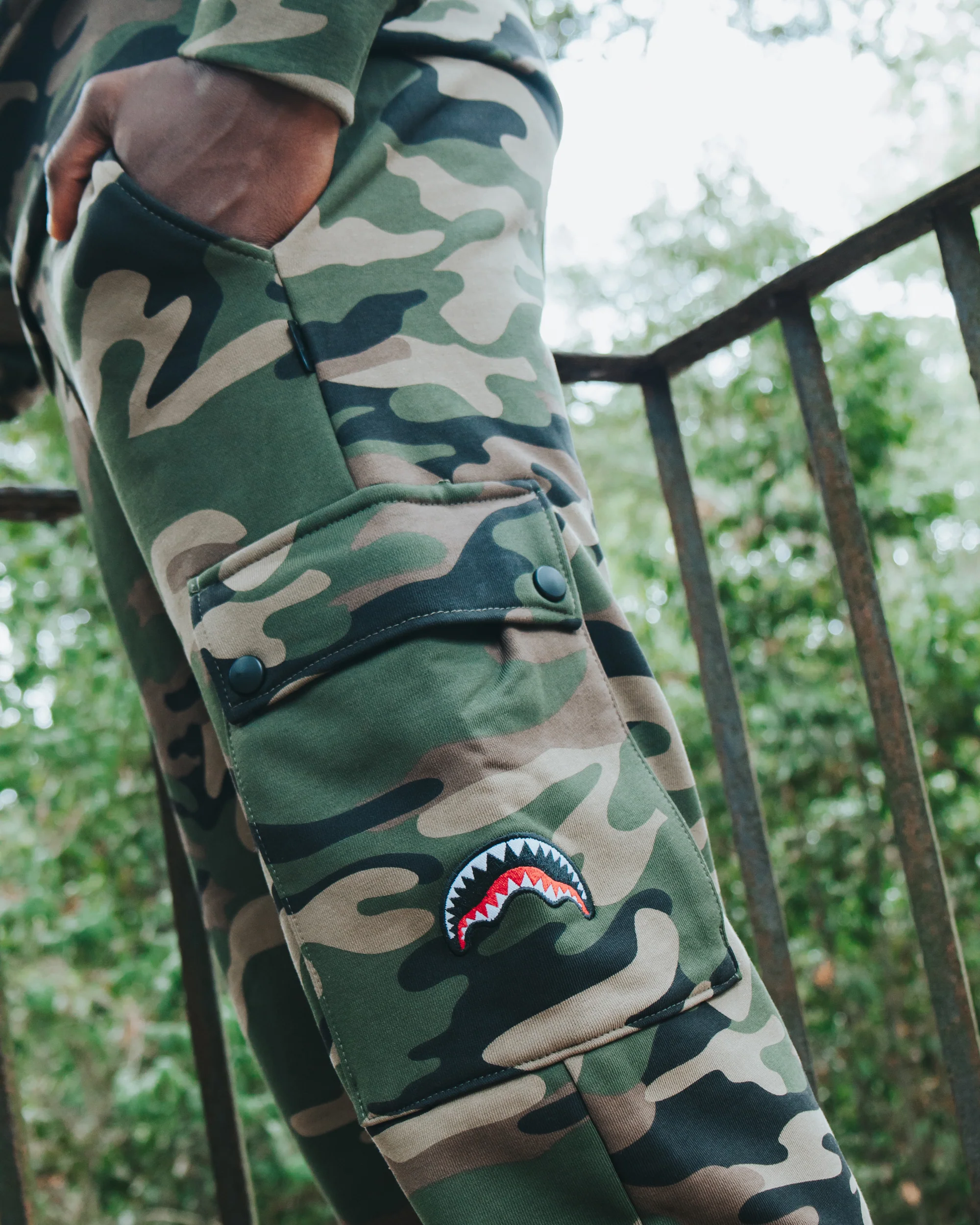Camo Cargo Pants - Image 2