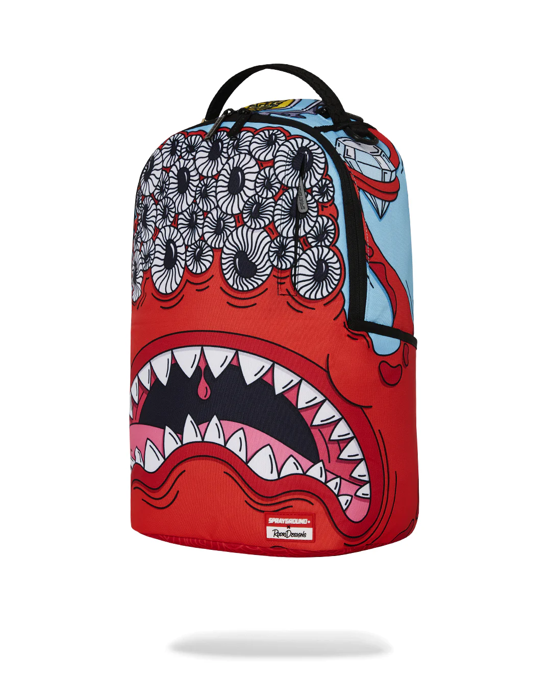 Jorge Rodriguez Many Eyed Red Monster Backpack - Image 5
