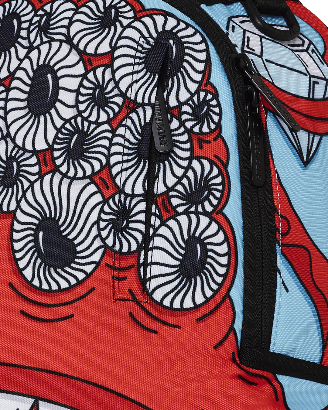 Jorge Rodriguez Many Eyed Red Monster Backpack - Image 6