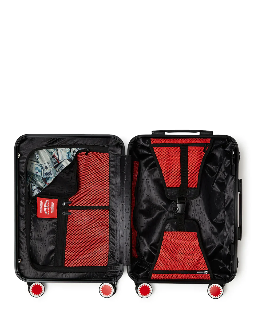 Money Check Grey Hard Shell Carry-on Luggage 910cl161nsz - Image 15