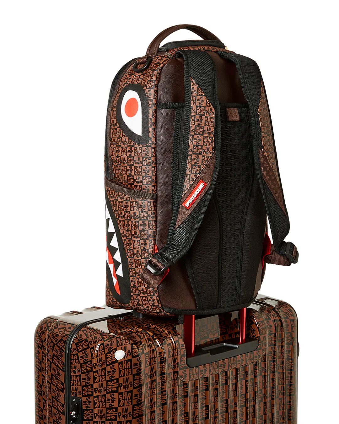 Sharks In Paris Check Large Luggage 910cl181nsz - Image 10
