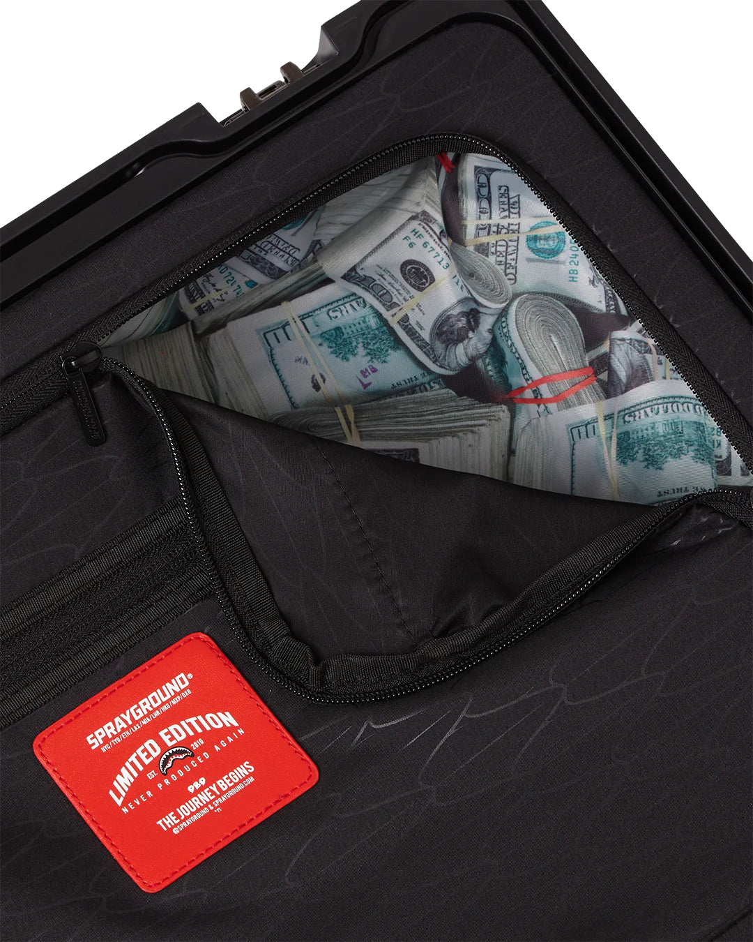 Sharks In Paris Paint Carry-on Luggage - Image 16