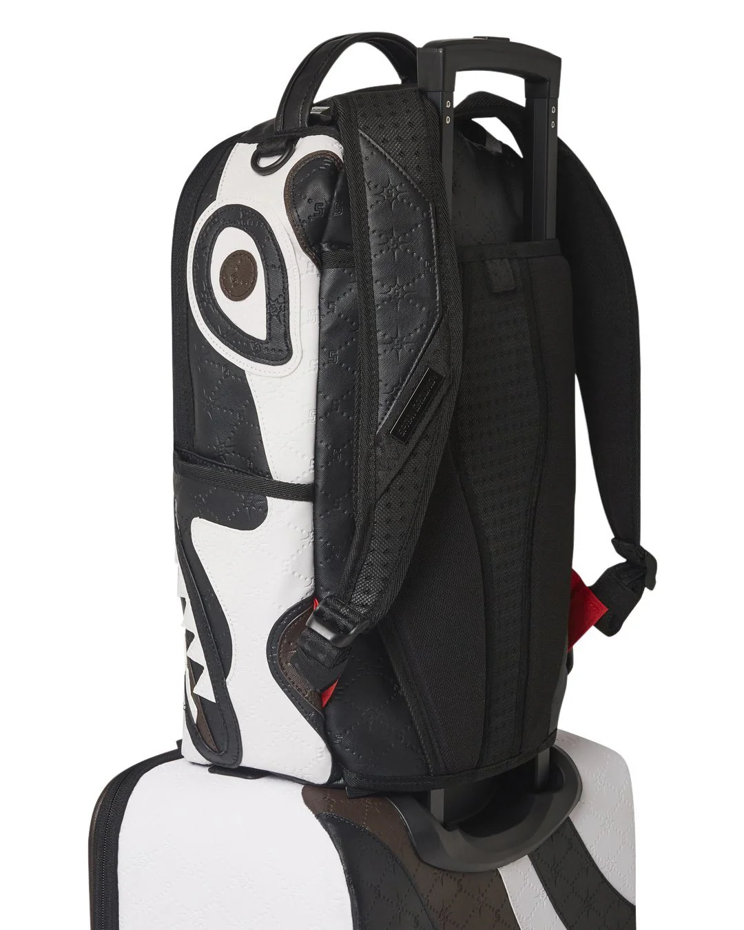 V.v.i.p. Cut & Sew Vegan Leather Carry-on Luggage - Image 9