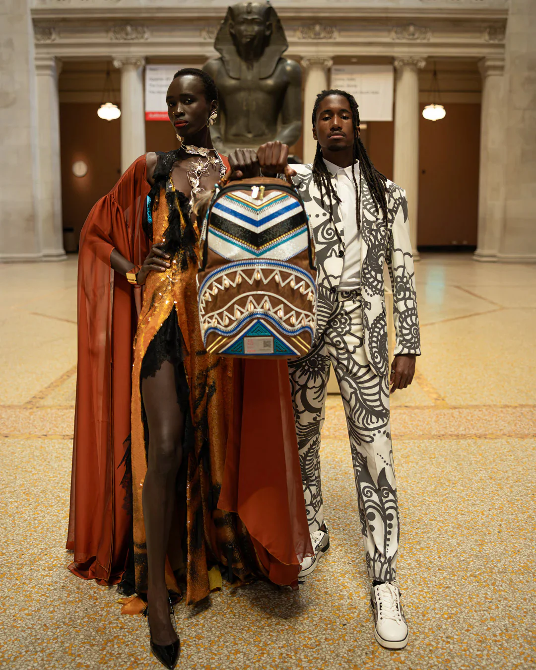 Met Africa Beads Backpack - Image 11