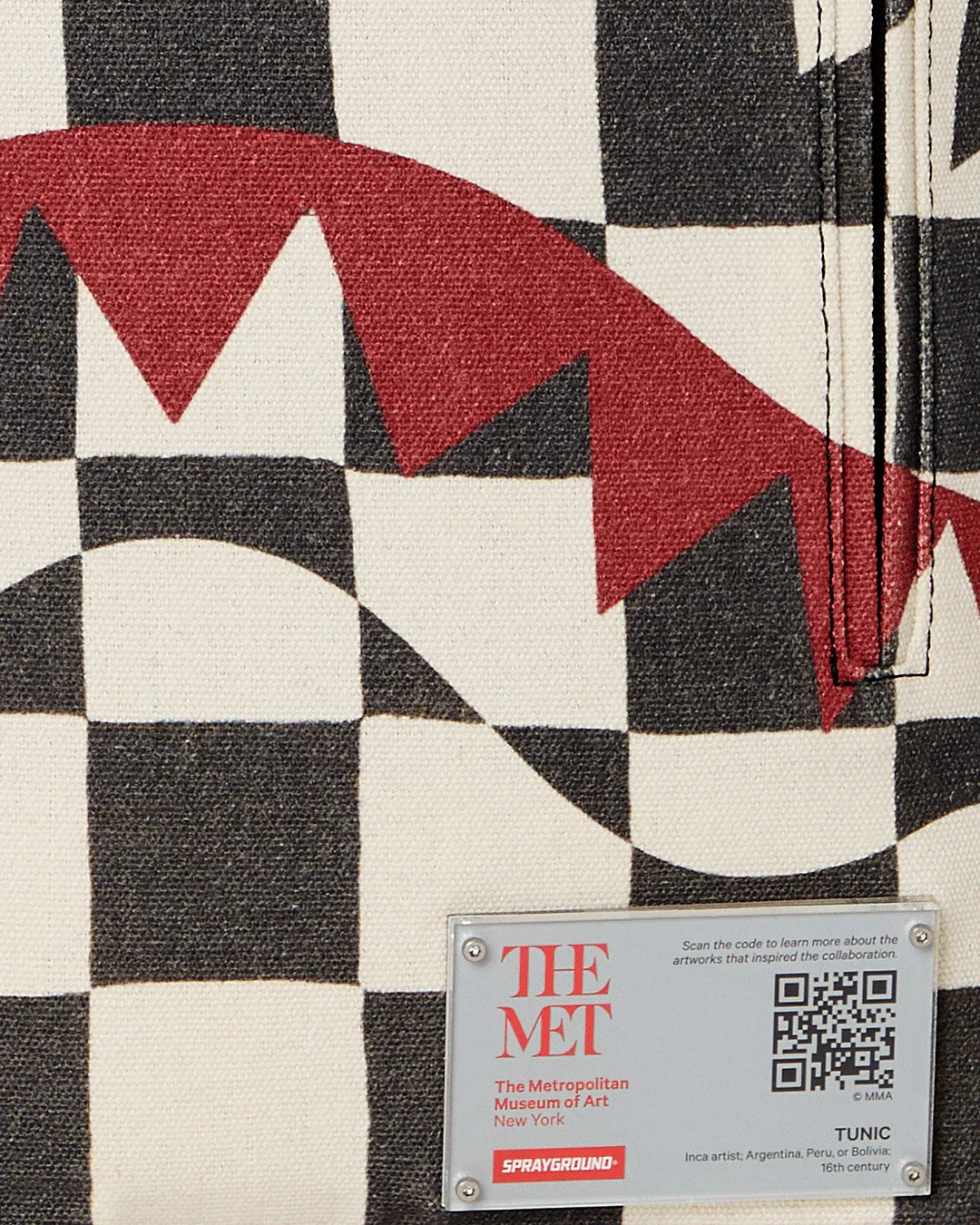 Met Checkboard Tunic Backpack - Image 12