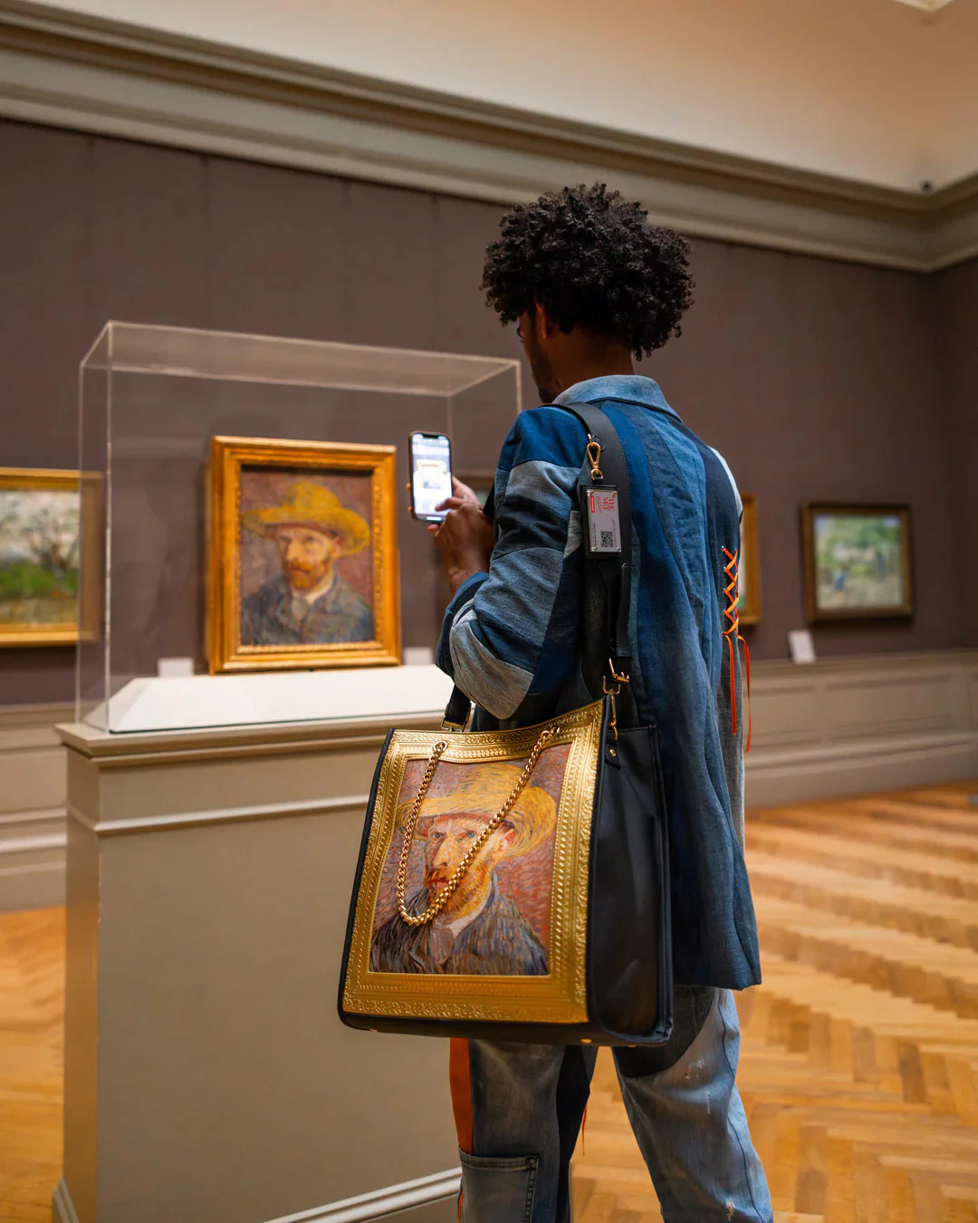 Met Van Gogh Frame Tote - Image 2