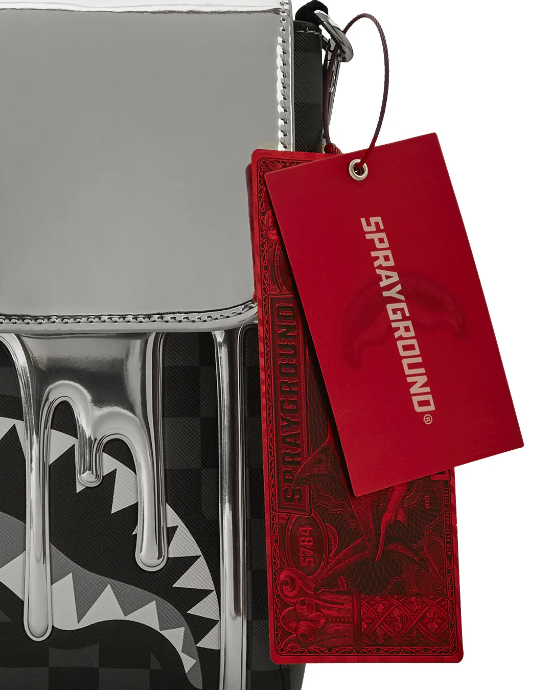 Metallic Drips Messenger Bag - Image 5