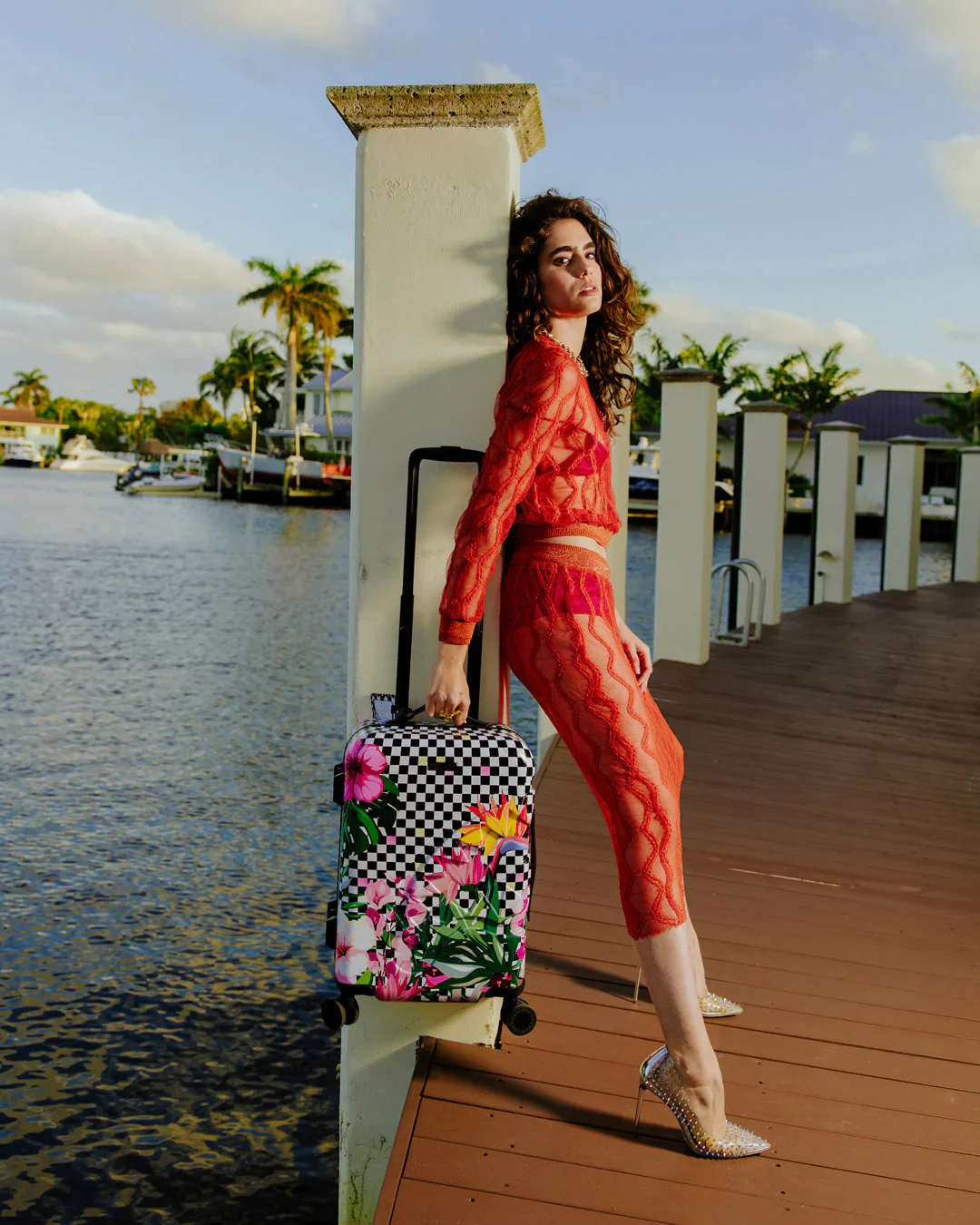 Miami Flowers Hardshell Carryon - Image 6