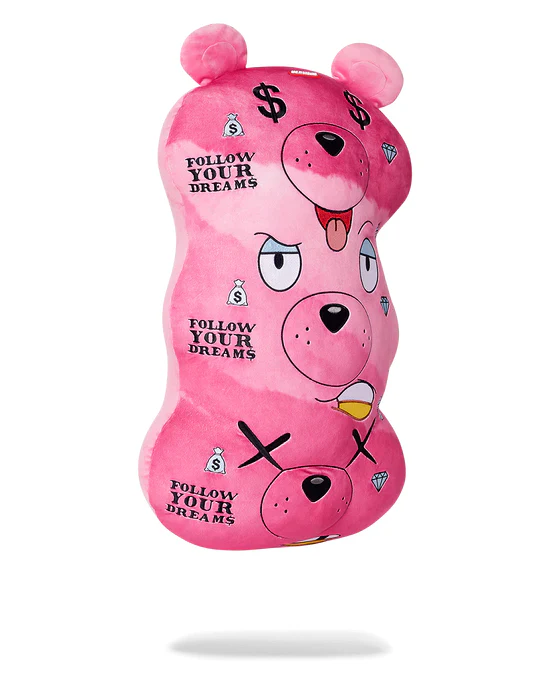 Triple Bear Pink Pillow - Image 3
