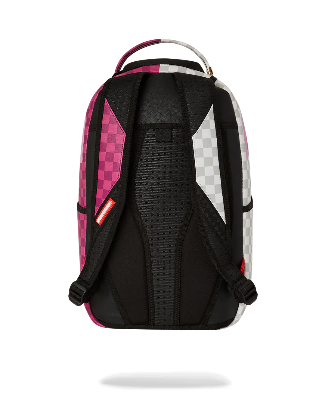 Pink&cream Check Backpack - Image 6