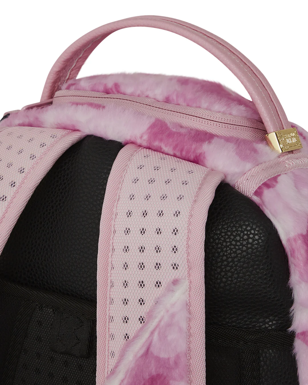 Pink Fur Camo Backpack - Image 7