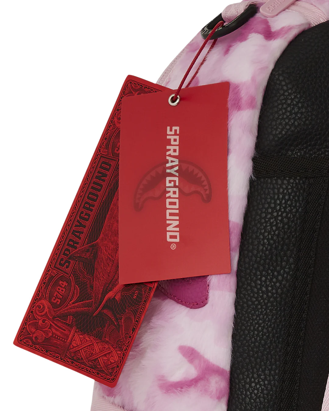 Pink Fur Camo Backpack - Image 9