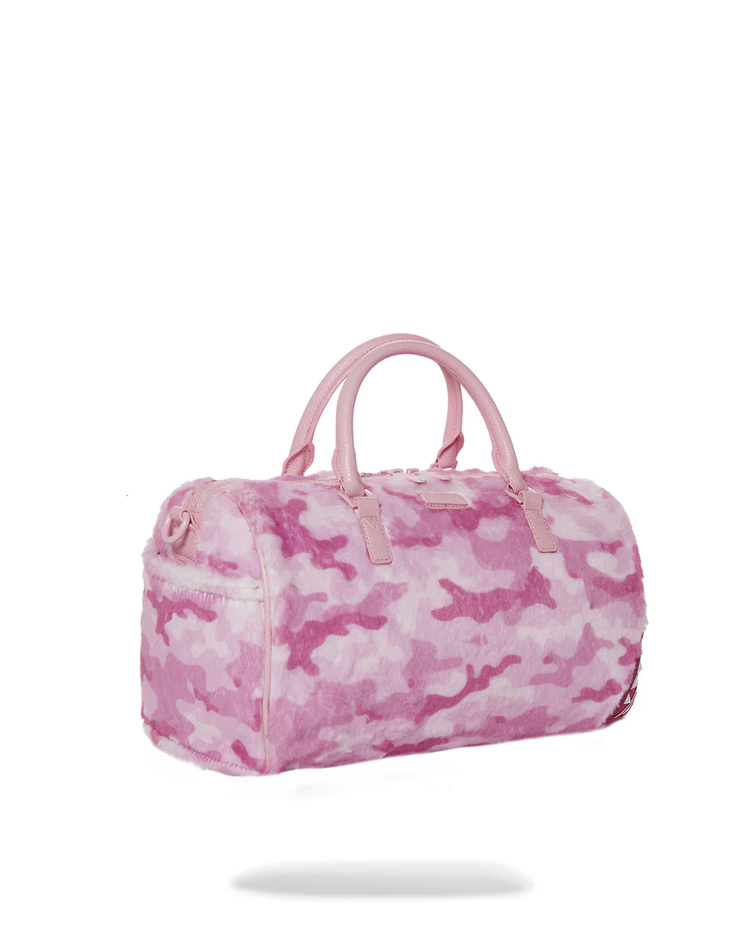 Pink Fur Camo Duffle - Image 2