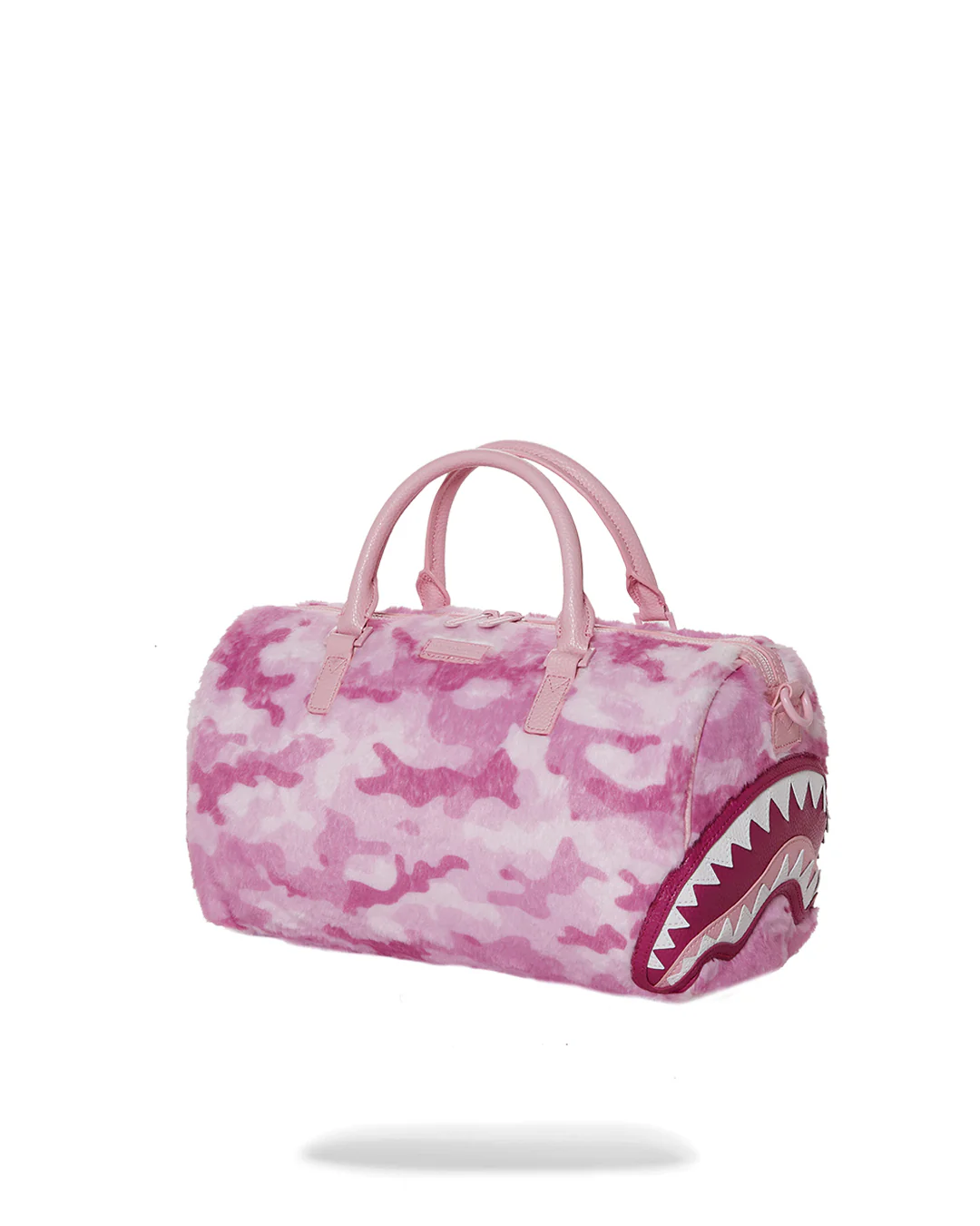 Pink Fur Camo Duffle - Image 3