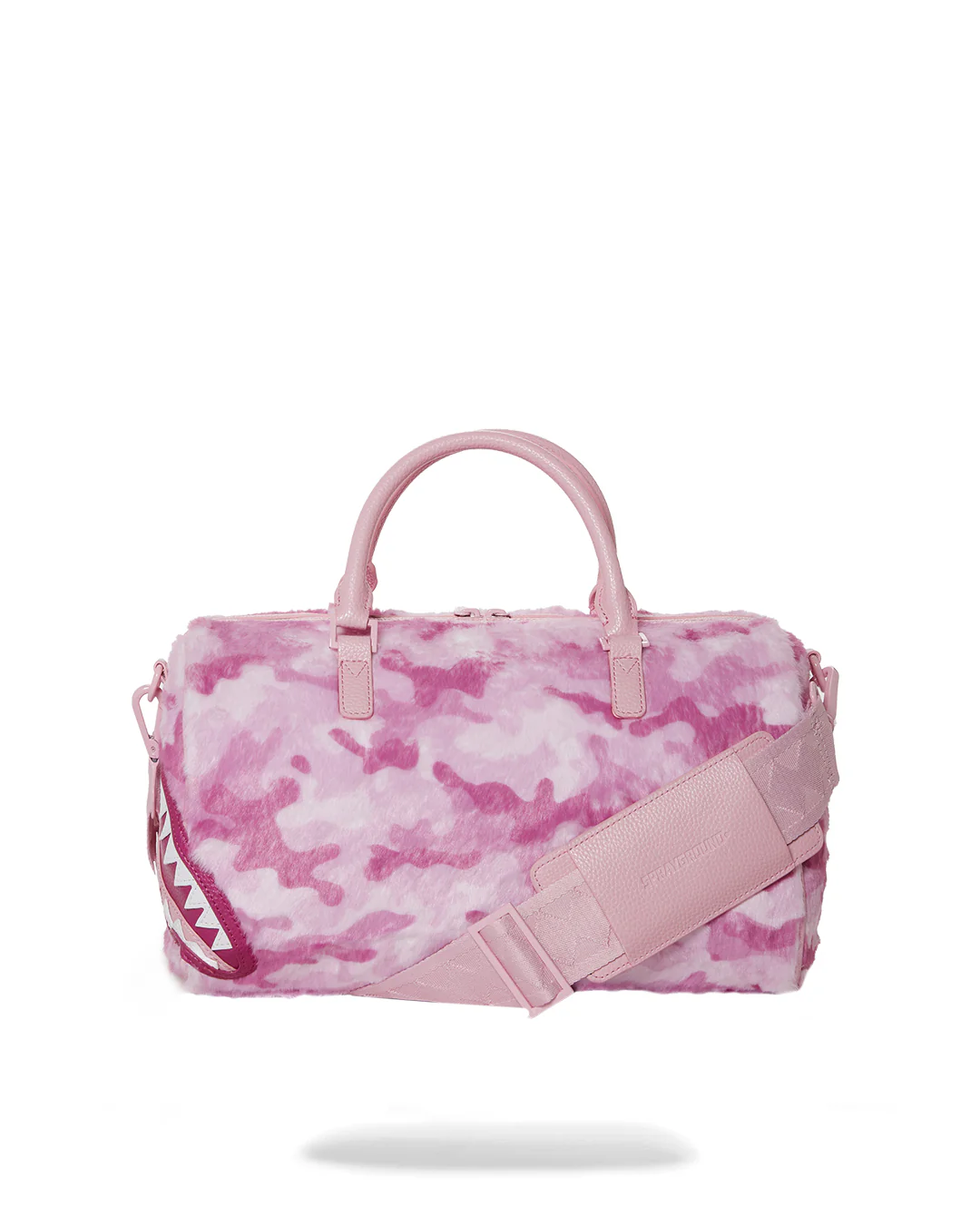 Pink Fur Camo Duffle - Image 4