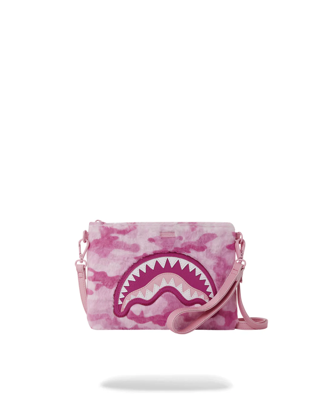 Pink Fur Camo Pouchette - Image 2