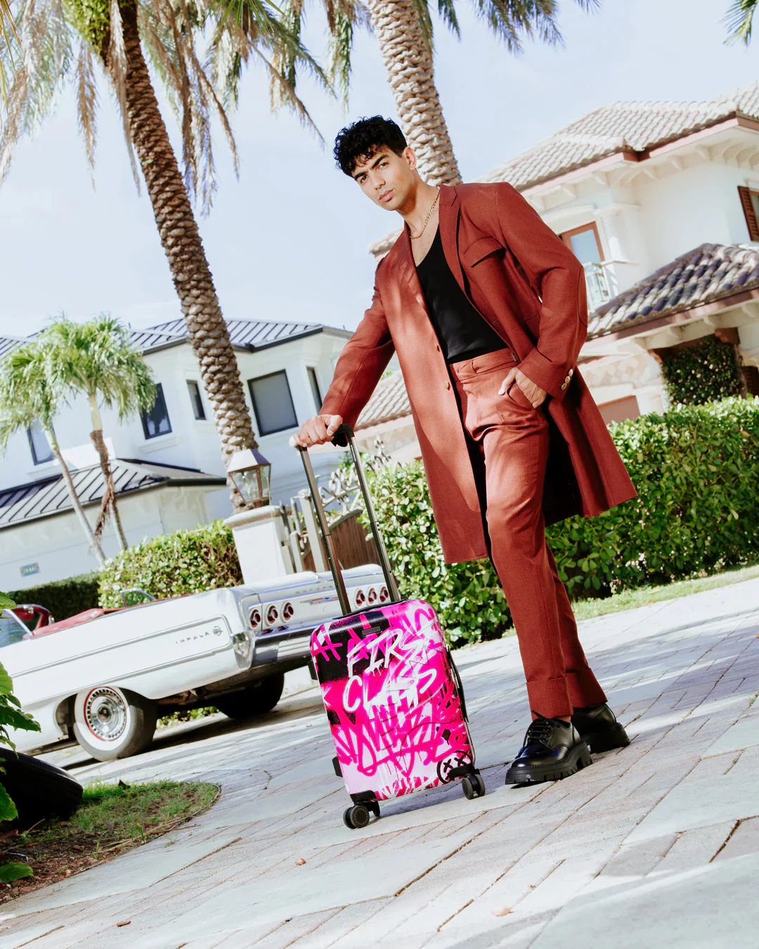 Pink Graff City Carryon Hard Luggage - Image 6