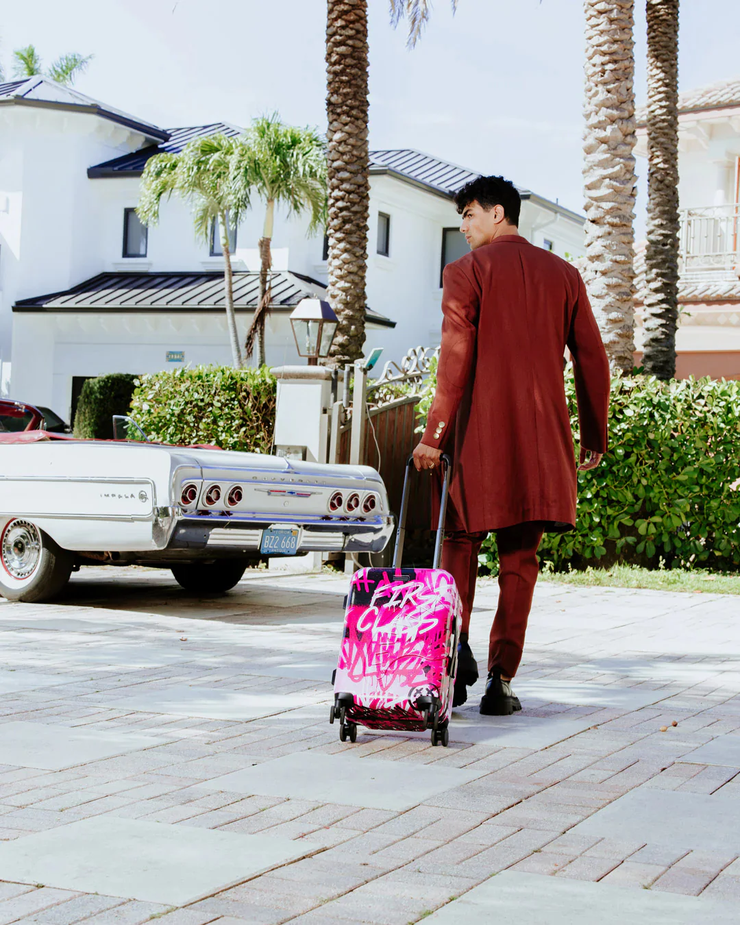 Pink Graff City Carryon Hard Luggage - Image 8