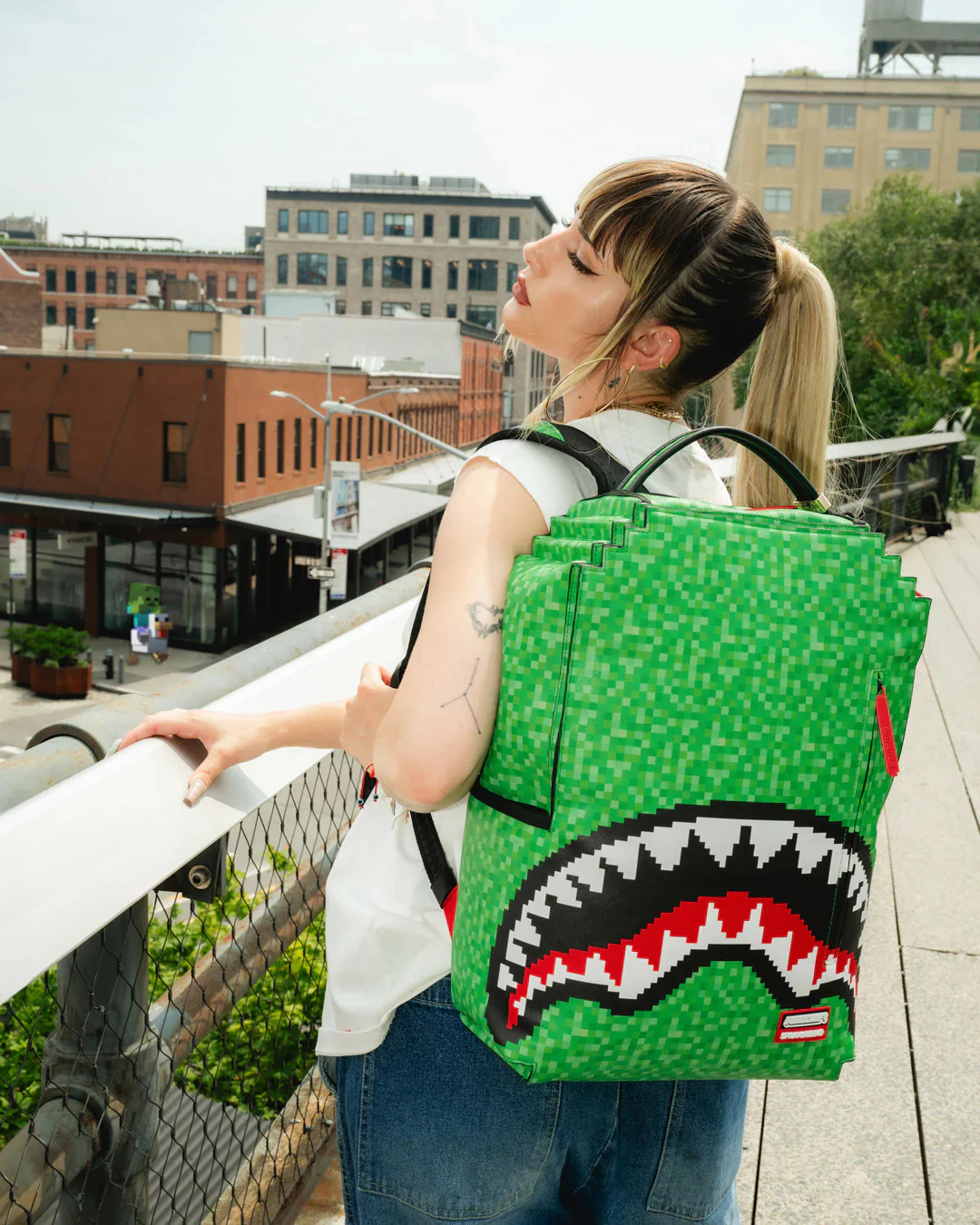 Pixel Shape Backpack - Image 2