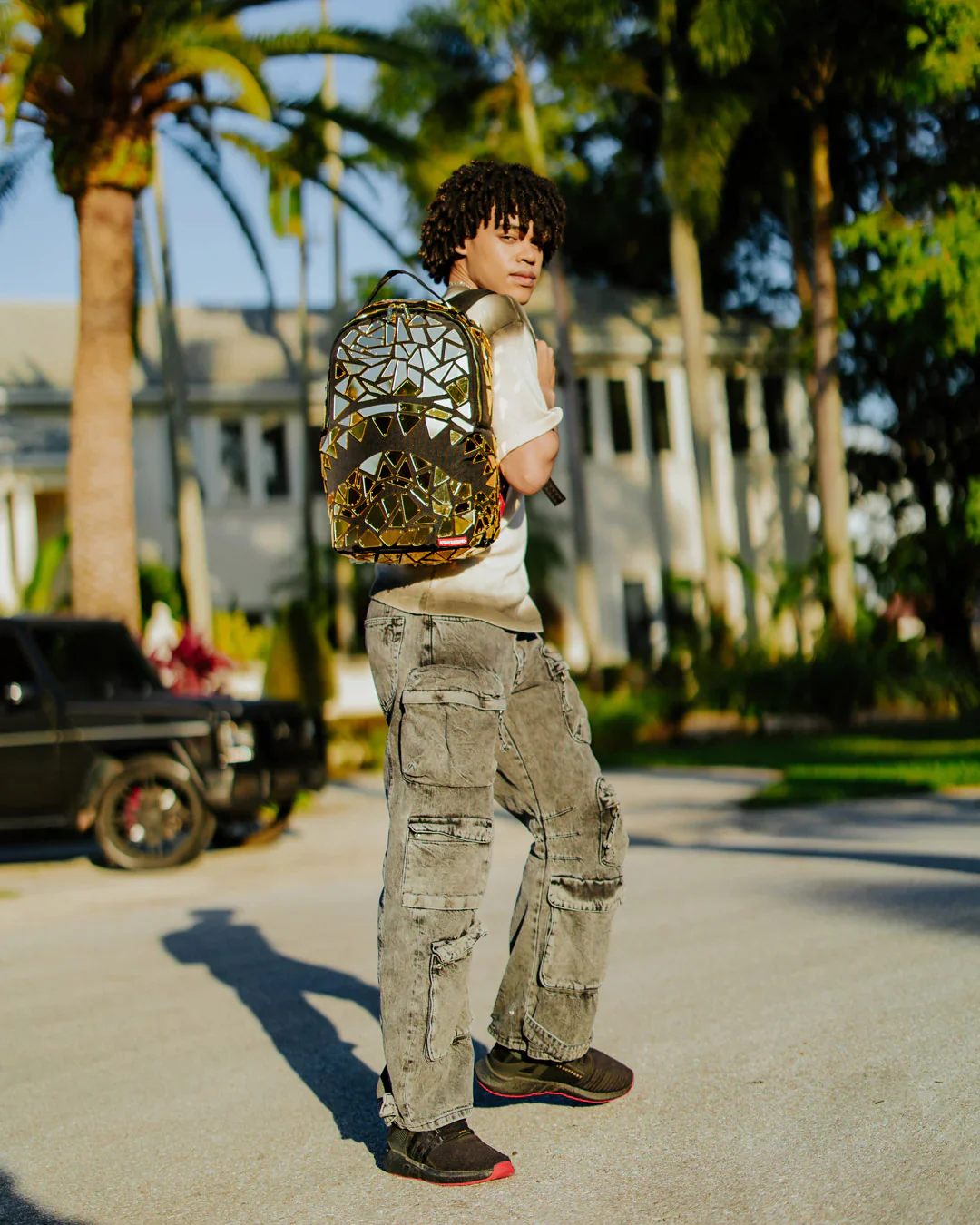 Shattered Glass Shark Backpack - Image 2