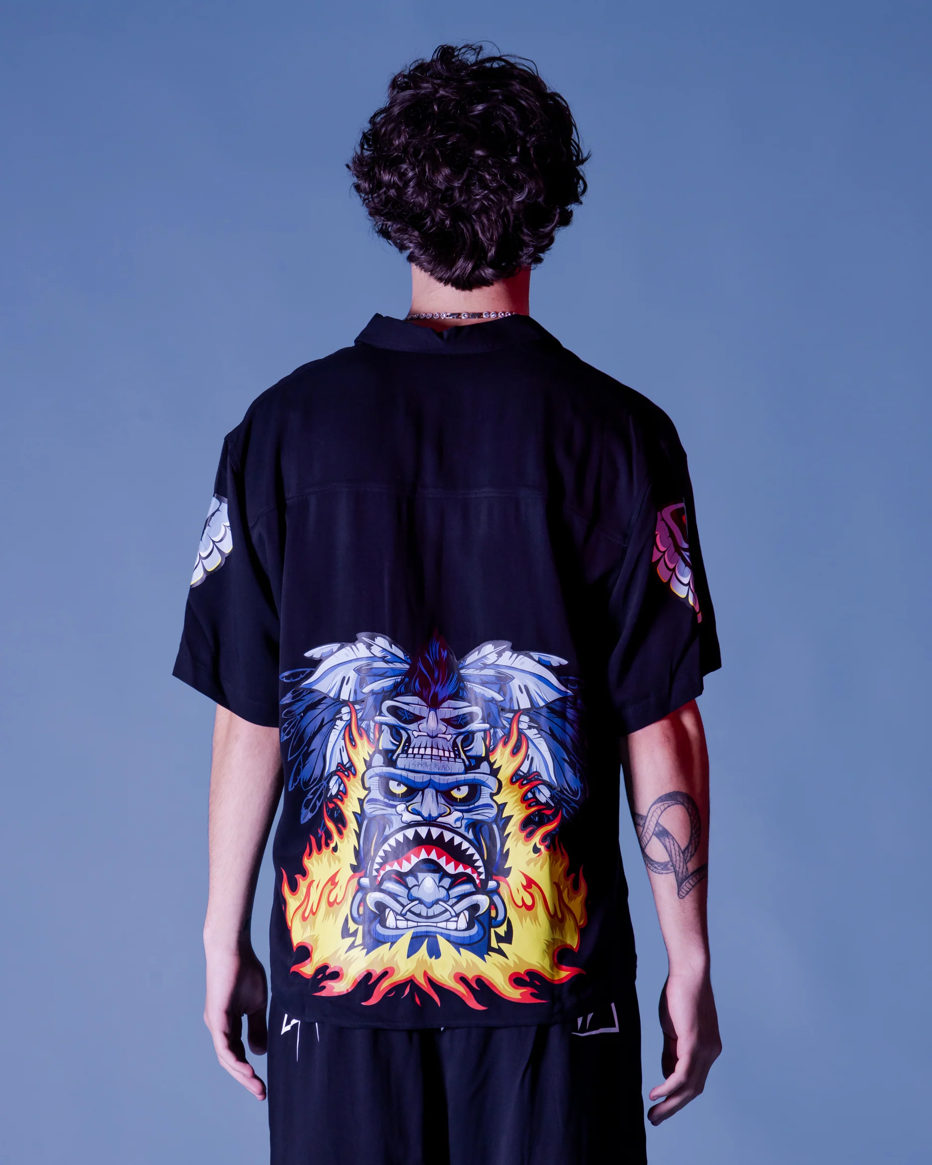 Head Hunter Boxy Cotton Shirt - Image 10