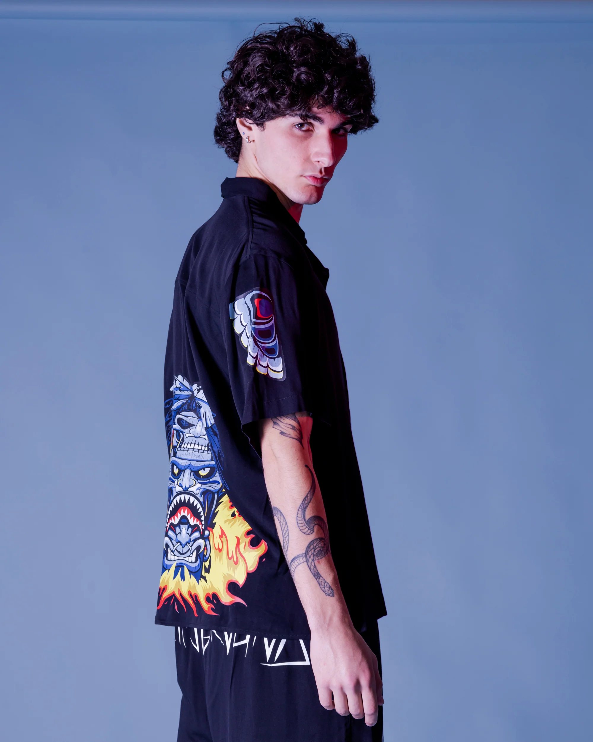 Head Hunter Boxy Cotton Shirt - Image 8
