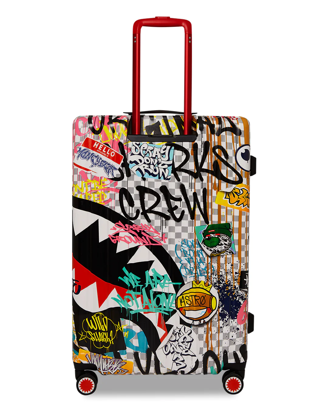 Sip The Rizz Cream Large Hardshell Luggage - Image 3
