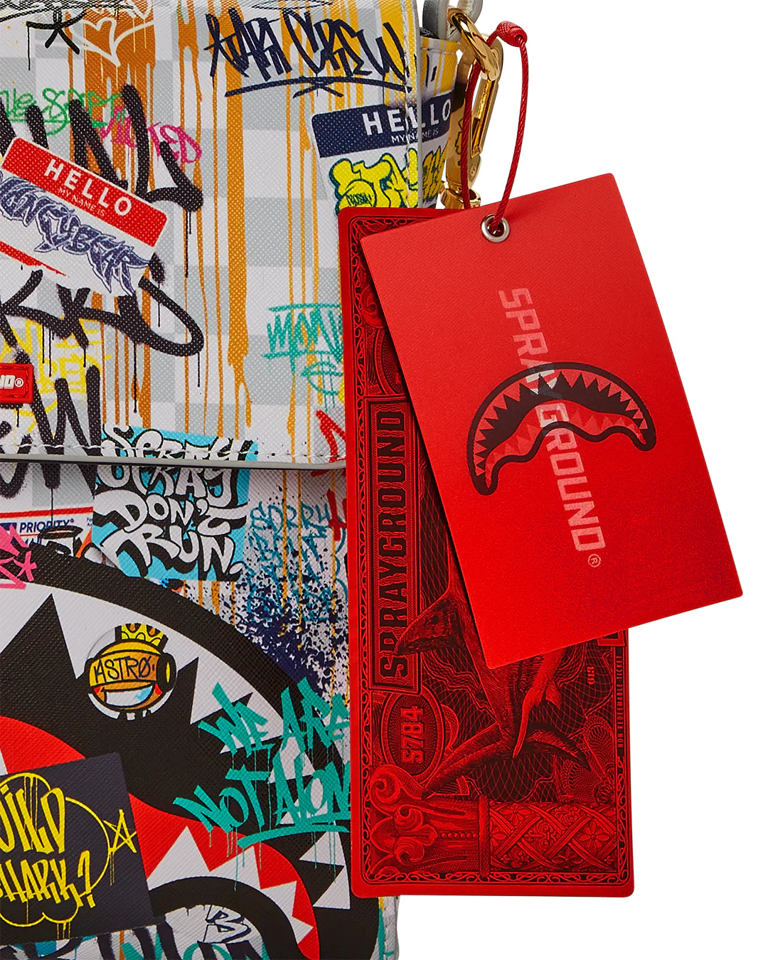 Sip The Rizz Cream Messenger Sling - Image 7