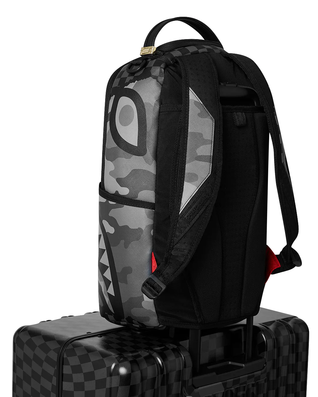 Split Up Camo Tear Large Hard Luggage - Image 11