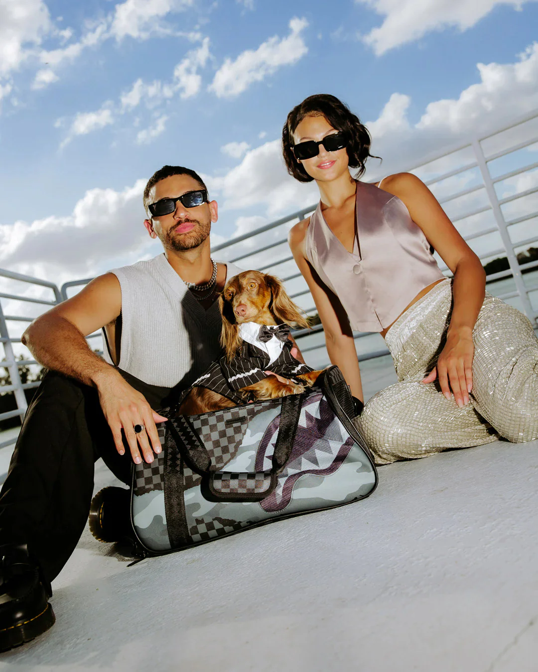 Split Up Camo Tear Large Pet Carrier - Image 4
