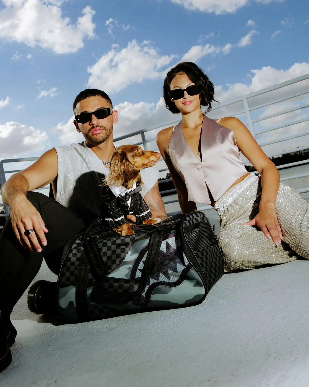 Split Up Camo Tear Large Pet Carrier - Image 6