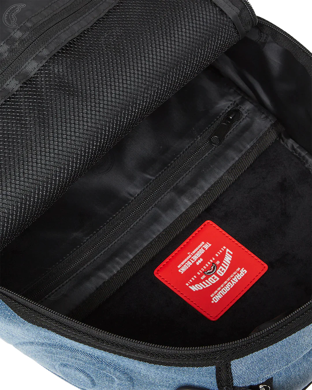 Stone Washed Shark Backpack - Image 5