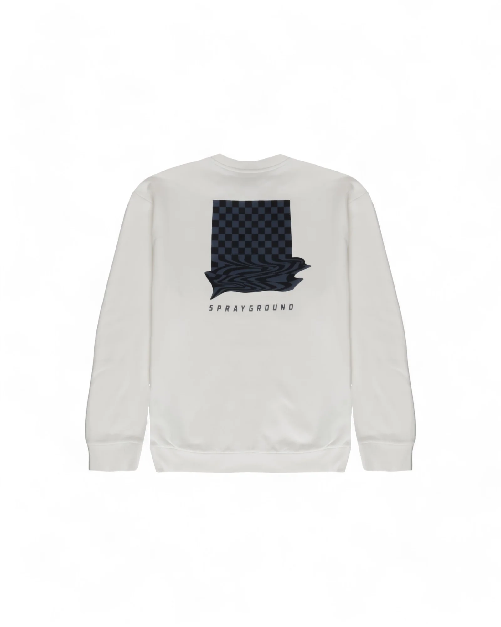 Loose Check Crew Ivory - Image 2