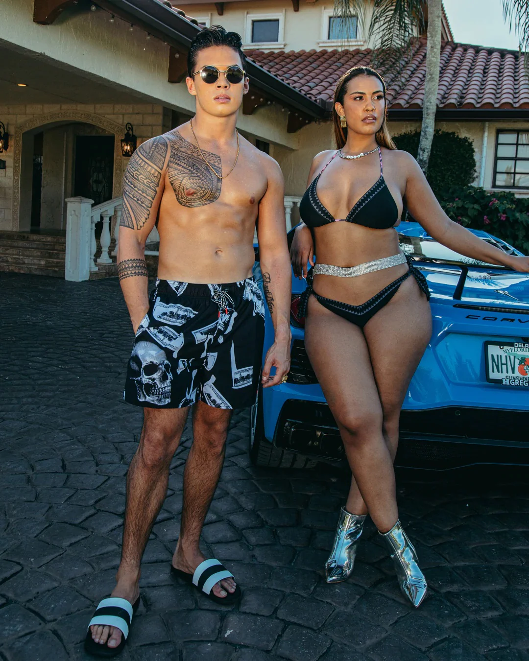 Skull Money Bikini Top - Image 7