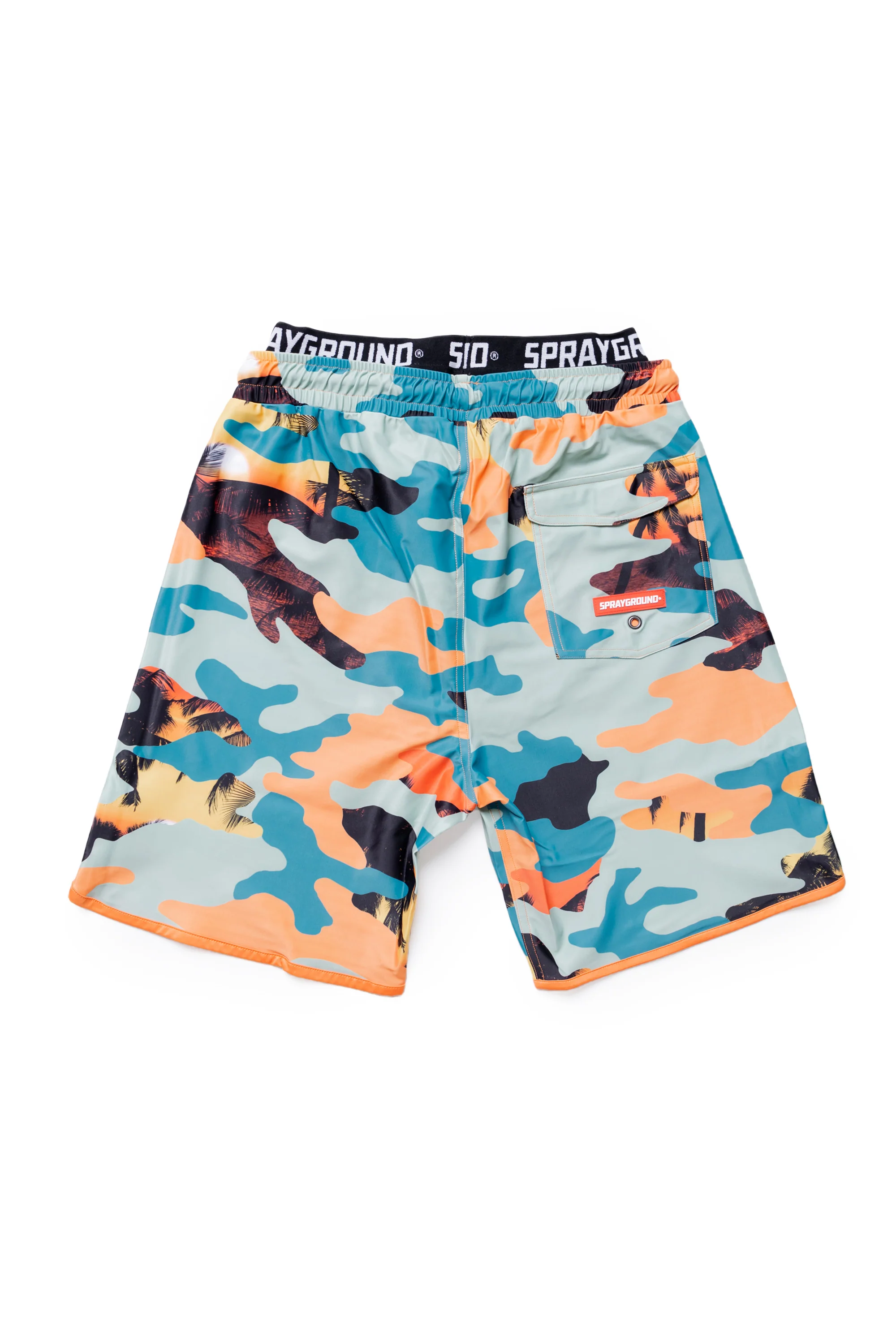 Sunset Camo Midi Swim - Image 4