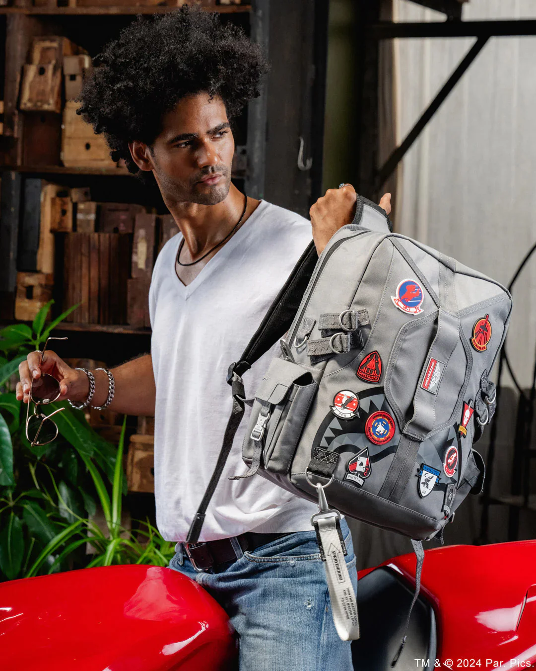 Top Gun Patches Dlx Backpack - Image 2