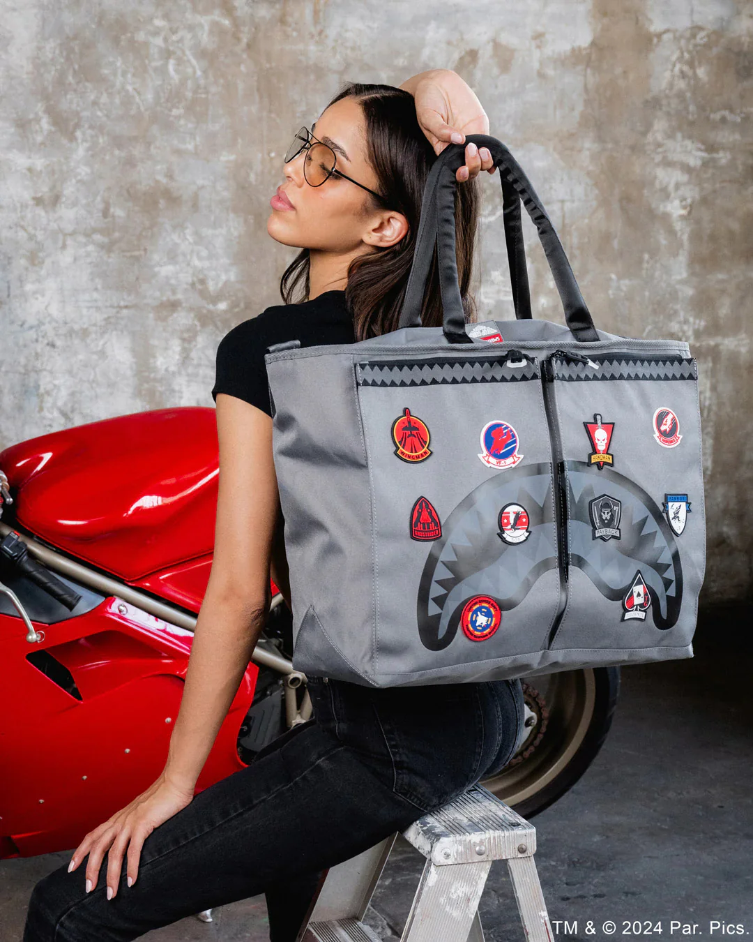Top Gun Patches Tote - Image 2