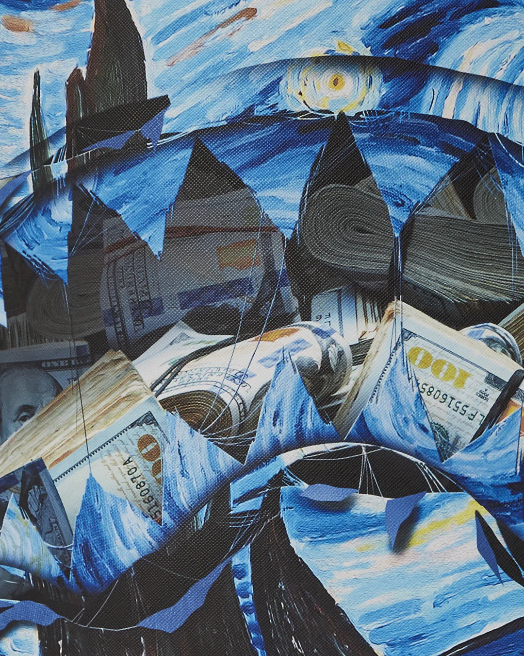 Van Gogh Hidden Money Bag Backpack - Image 9