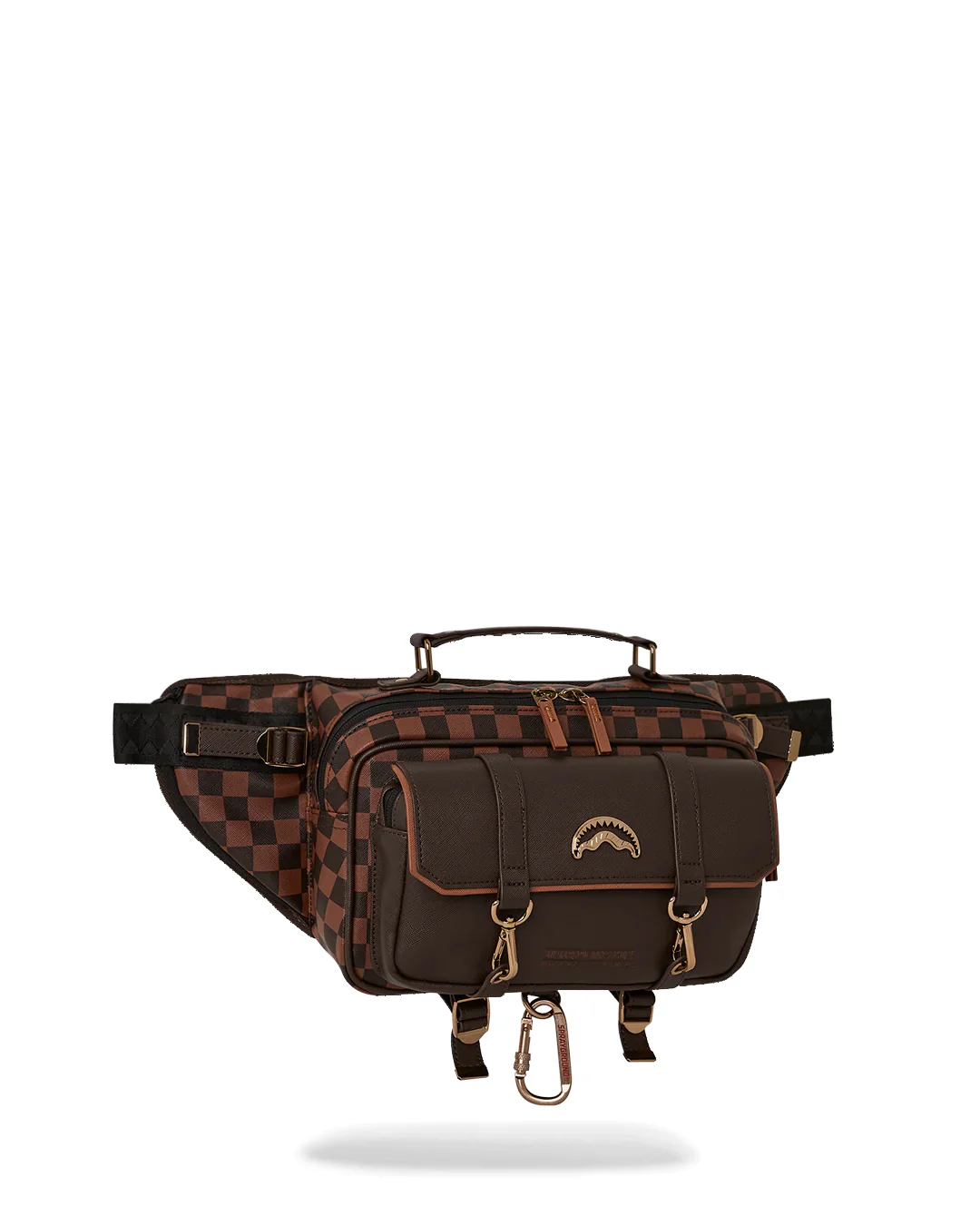 Brown Checkered Special Ops Crossbody - Image 3