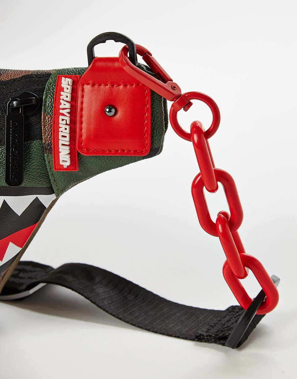 Sprayground Waist bag CAMOKAWA SAVVY CHAIN CROSSBODY Green - Image 3