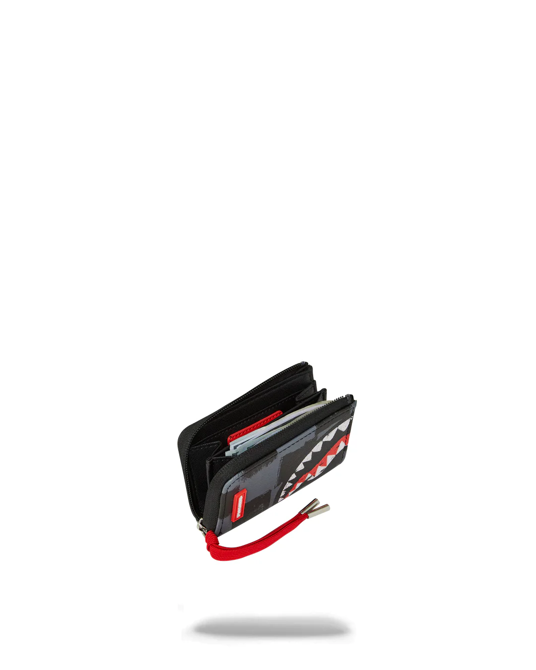 Sharks In Paris Gray Paint Wallet - Image 5