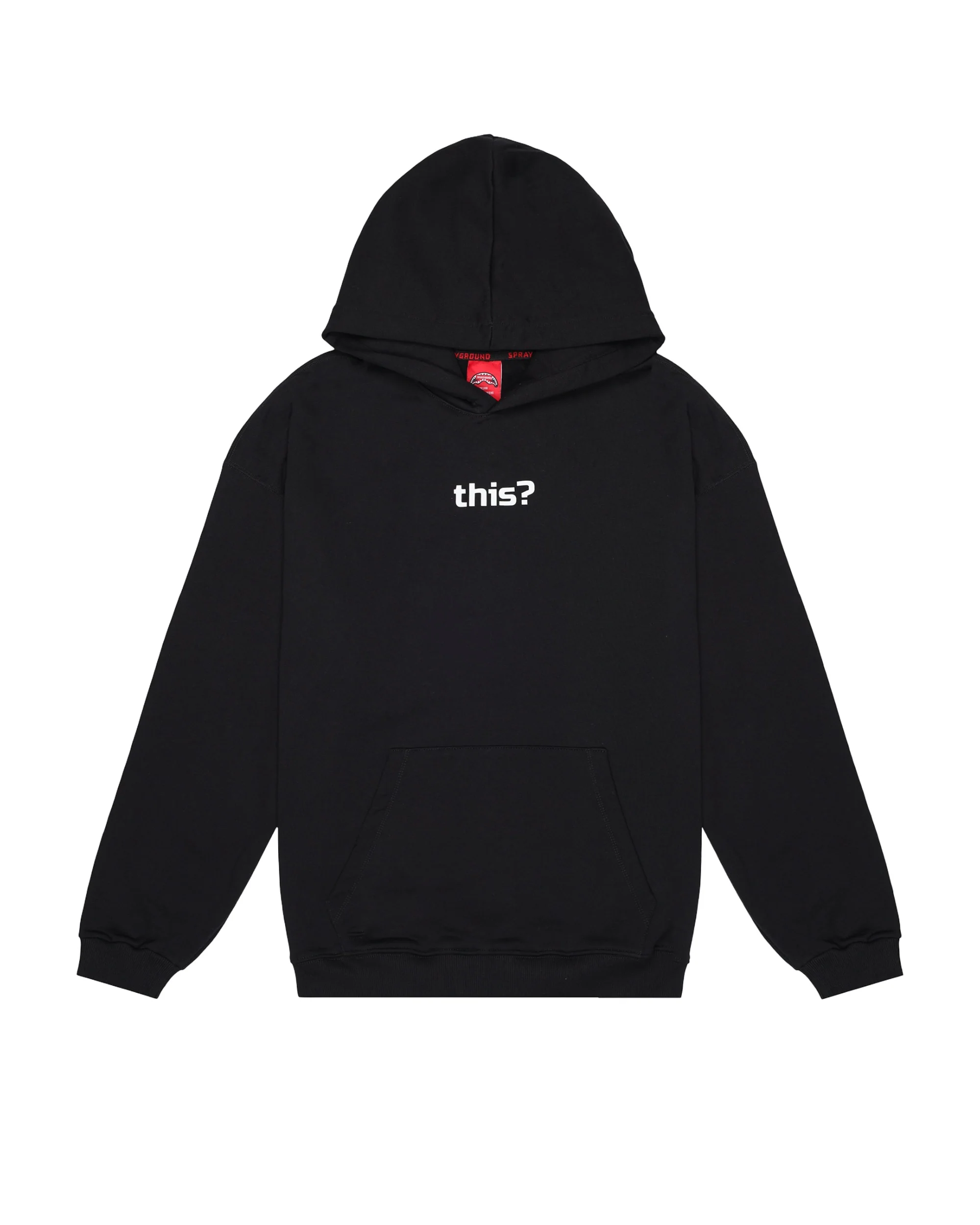 SPRAYGROUND WHATISTHIS HOODIE BLACK