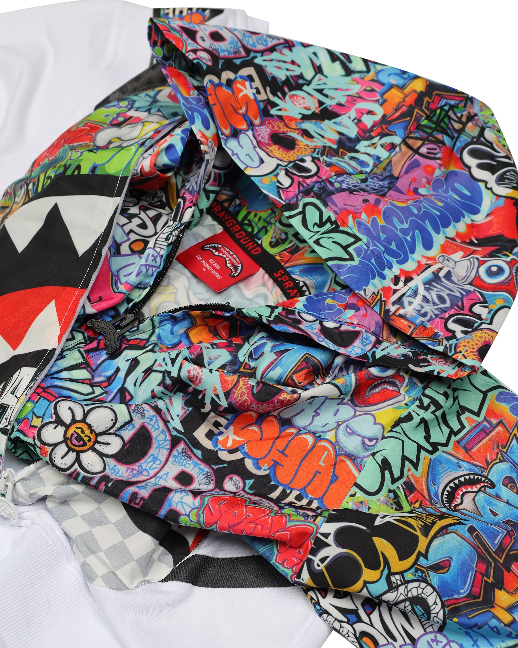 SPRAYGROUND WRITERS BACKPACK IN THE WHITE CREWNECK - Image 15